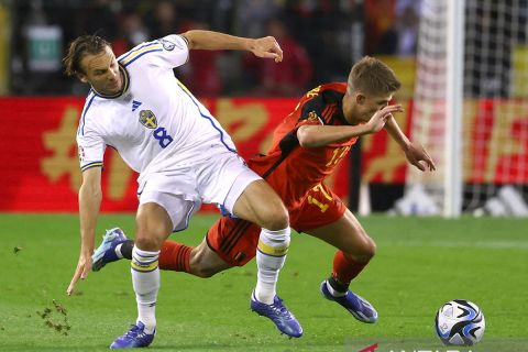 Kualifikasi Euro 2024 : Swedia lawan Belgia ditangguhkan