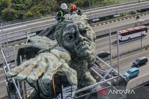 Perawatan Monumen Patung Dirgantara