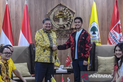 Kaesang Pangarep bertemu Airlangga Hartarto