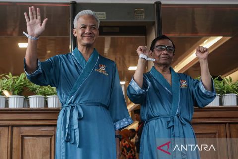 Pemeriksaan kesehatan pasangan Ganjar-Mahfud di RSPAD Gatot Soebroto