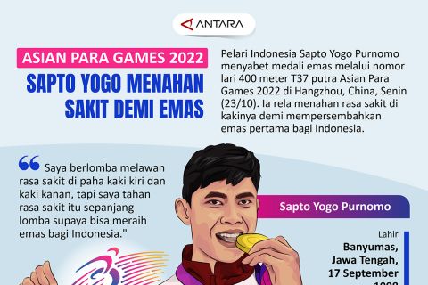 Asian Para Games 2022: Sapto Yogo menahan sakit demi emas