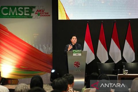 Menteri BUMN Erick Thohir hadiri CMSE 2023