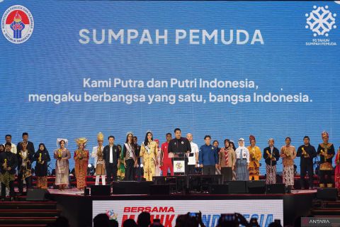 Peringatan Sumpah Pemuda di Monas