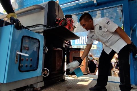 BNNP Jateng musnahkan 1 kg sabu jaringan lintas Provinsi