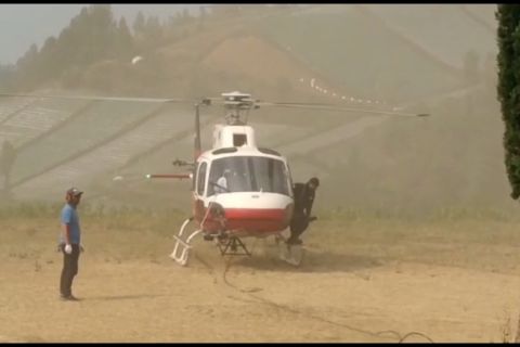 BPBD Karanganyar hentikan pemadaman jalur darat di Gunung Lawu