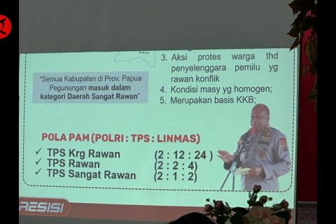 Kapolda Papua: Kepala daerah dapat ajukan pemindahan TPS daerah rawan