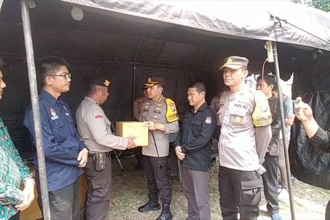 Kapolresta Bengkulu tinjau posko pengamanan Pemilu 2024