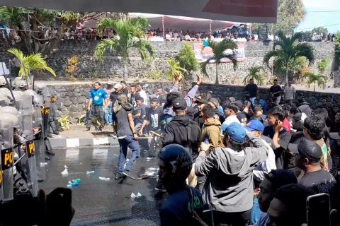 Polda Malut gelar simulasi pengamanan Pemilu 2024