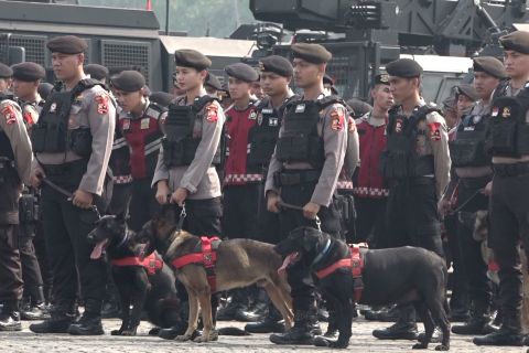 Polri kerahkan 261.695 personel amankan Pemilu 2024