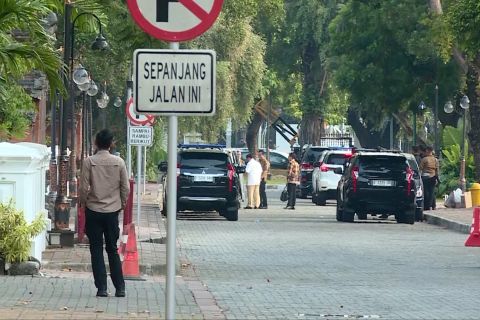Prabowo dan Airlangga sambangi Istana Merdeka