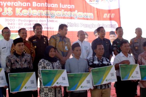 Ribuan pekerja rentan di Pangkalpinang dapat BPJS Ketenagakerjaan