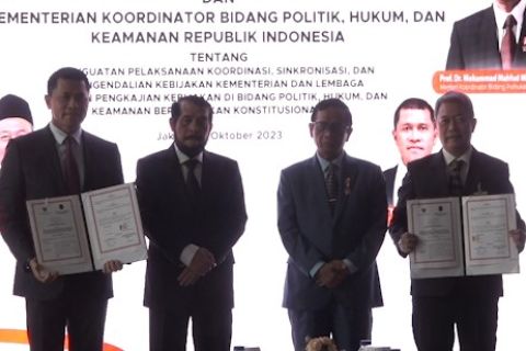 Kerja sama dengan MK, Menko Polhukam pastikan tak campuri perkara