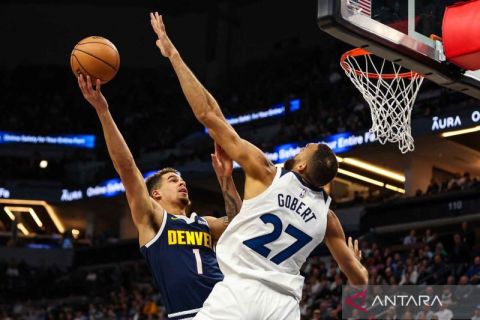 NBA : Nuggets keok di markas Timberwolves