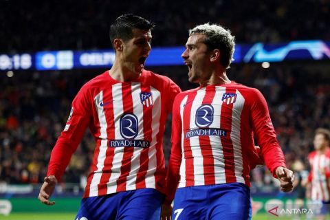 Liga Champions : Atletico bantai 10 pemain Celtic 6-0
