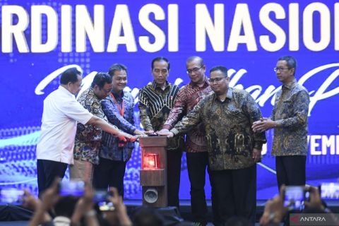 Presiden Jokowi membuka Rakornas Penyelenggara Pemilu
