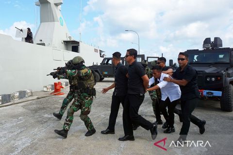 Koarmada III simulasikan pengamanan VVIP di Sorong