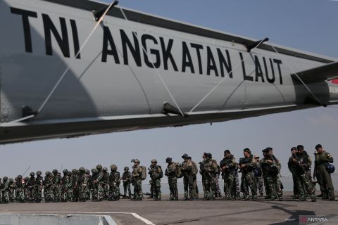 TNI AL gelar latihan Glagaspur L-III Satkor dan Satfib