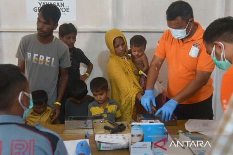 Identifikasi Pengungsi Rohingya gelombang kedua