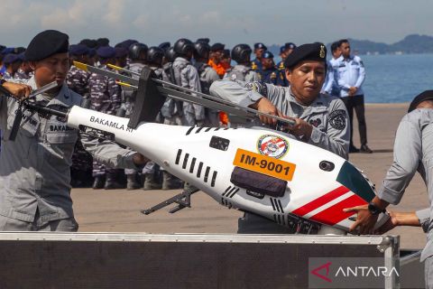Persiapan latihan bersama penegakan hukum di laut Indonesia