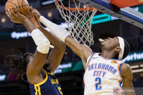 NBA : Oklahoma City Thunder menang 130-123 atas Golden State Warriors