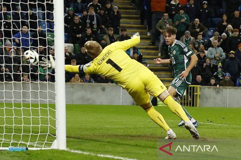 Kualifikasi Euro 2024: Iralndia Utara kalahkan Denmark 2-0