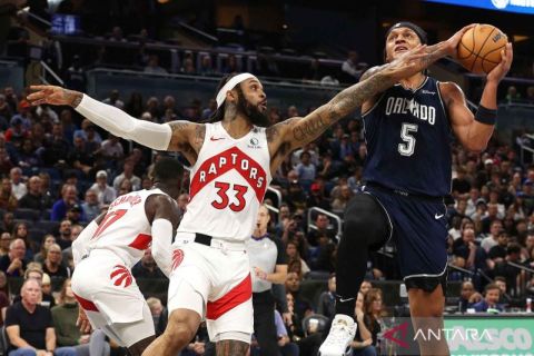 NBA : Orlando Magic libas tim tamunya Toronto Raptors