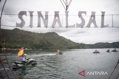 Keseruan Aquabike Endurance Karo Cup Grand Prix of Indonesia