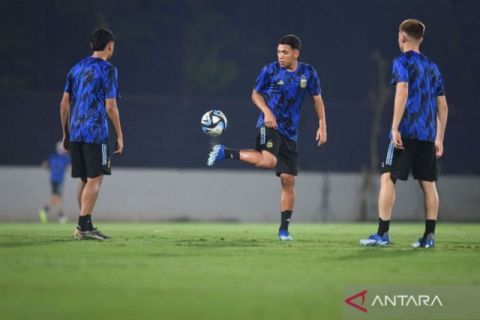 Piala Dunia U-17: Timnas Argentina berlatih jelang laga lawan Brazil