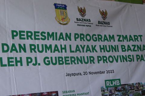 Baznas renovasi 30 rumah tidak layak huni di Papua
