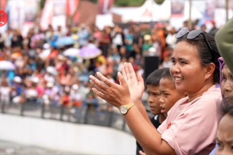 Decak kagum warga Samosir saksikan perlombaan jetski dunia