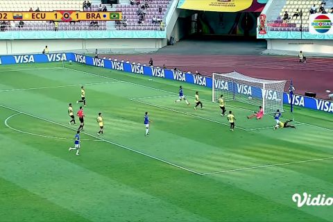 Ekuador takluk 1-3 dari juara bertahan Brazil di Piala Dunia U-17