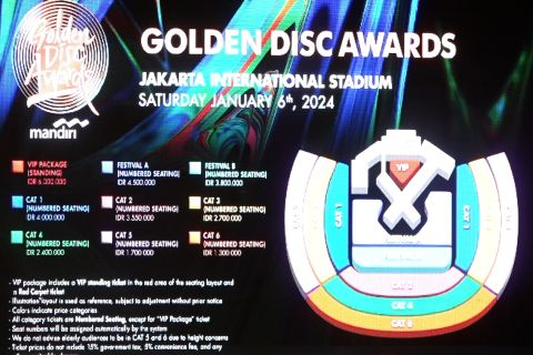 Golden Disc Award 2024 digelar di Jakarta, ini harga tiketnya