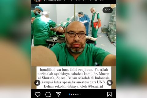 Kenangan pihak kampus tentang dokter lulusan UNS yang gugur di Gaza