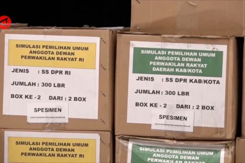 KPU: Distribusi logistik untuk Pemilu 2024 capai 90 persen