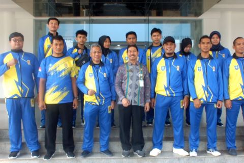 Lepas kontingen POMNAS XVIII, BAPOMI Babel targetkan medali emas