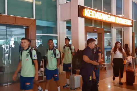 Masuk babak 16 besar, Timnas Brazil U-17 tiba di Solo