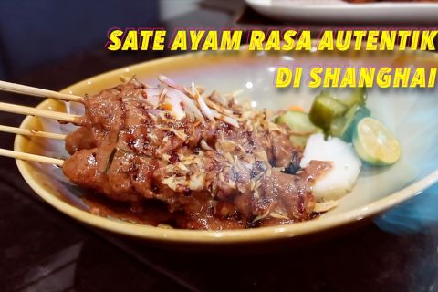 Menemukan sate ayam dengan rasa autentik di Shanghai