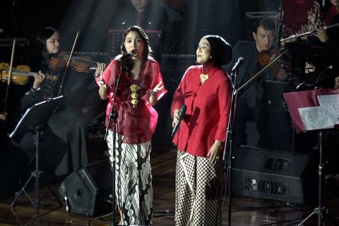 Suasana konser peluncuran album lagu-lagu karya WR Soepratman
