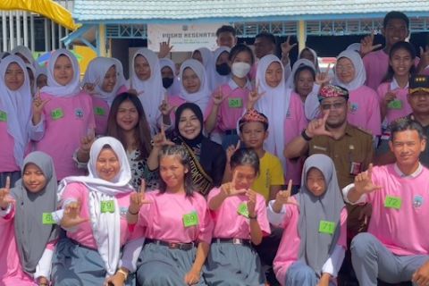 Gerakan membaca serentak hadir di Festival Literasi Kaltara 2023