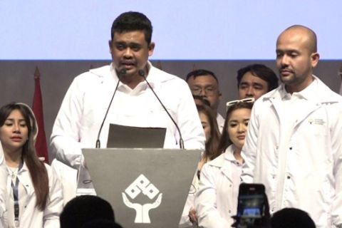 Bobby Nasution deklarasikan dukungan terhadap Prabowo-Gibran