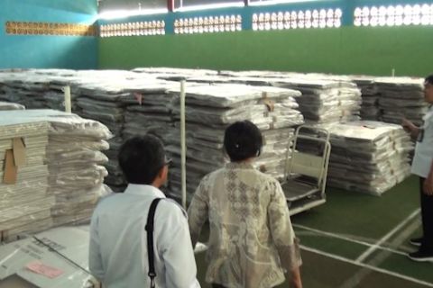 KPU Kota Palangka Raya terima logistik Pemilu 2024