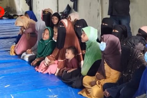 514 imigran Rohingya ditempatkan di bekas Kantor Imigrasi Lhokseumawe