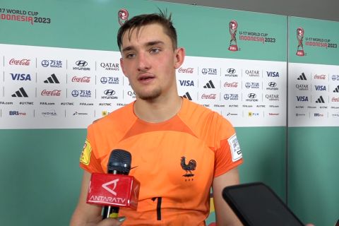 Tepis tendangan penalti, Kiper Prancis U-17 raih 'Man of the Match'