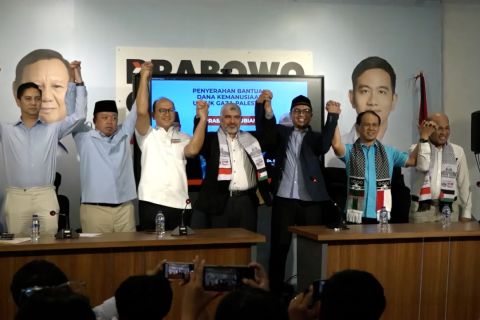 TKN Prabowo-Gibran serahkan bantuan kemanusiaan untuk Palestina