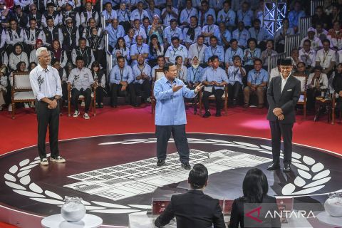 Dinamika debat perdana capres-cawapres 2024 di KPU