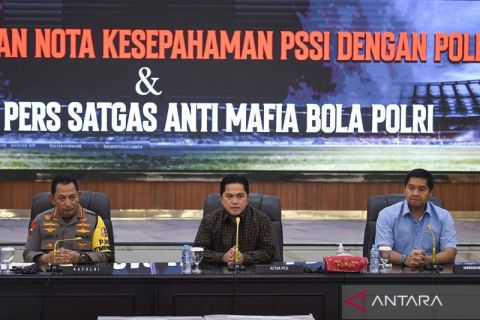 Pengungkapan judi daring terkait kompetisi sepak bola Indonesia