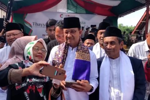 Anies kunjungi ponpes, minta dukungan para kyai di Ponorogo