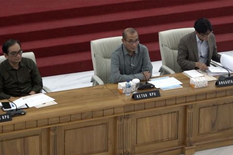 KPU gelar rapat dengan timses bahas debat capres-cawapres