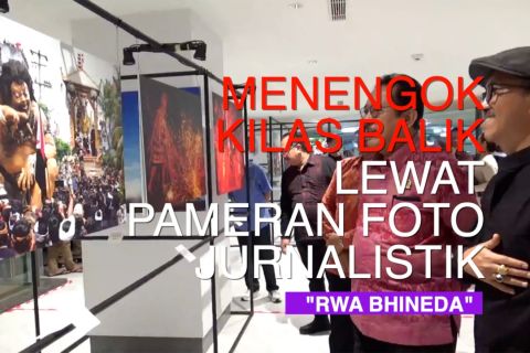 Menengok kilas balik lewat Pameran Foto Jurnalistik &ldquo;Rwa Bhineda&rdquo;