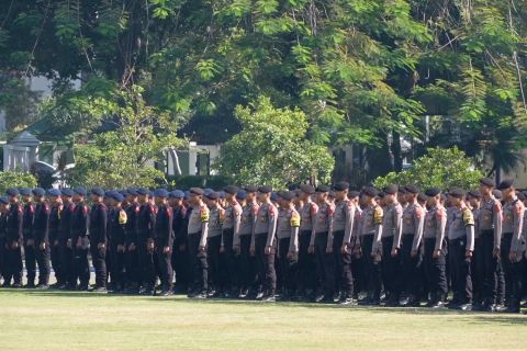 Polda Jabar dan KAI gelar apel, pastikan keamanan liburan akhir tahun